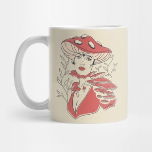 Mushroom Woman Mug